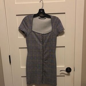 Urban Outfitters Multicolor Plaid Mini Dress